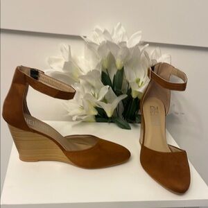 Elegant Brown Wedge Heels